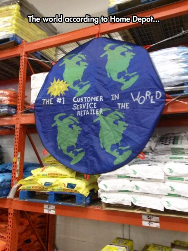 fail Humour - The world according to Home Depot... The Customer In Word Service The Retaile