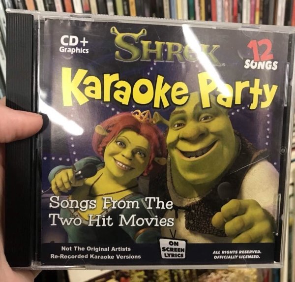 poster - Cd Graphics Code Shr Song Karaoke Party Songs Songs From The Two Hit Movies Not The Original Artists ReRecorded Karaoke Versions On Screen Lyrics All Rights Reserved. Officially Licensed.