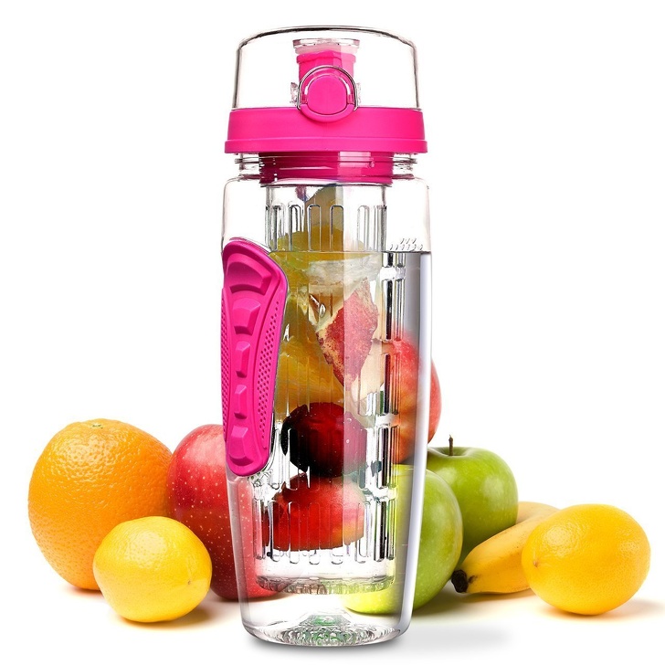 A no-mess infusion water bottle.