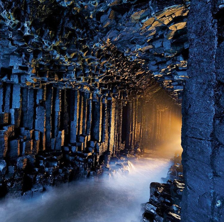 Fingal’s Cave on Staffa is like entering another world.