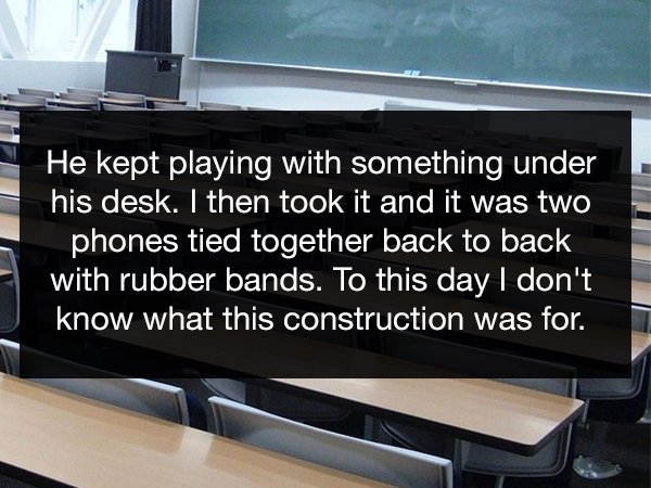 18 Weird things teachers have confiscated from their students.