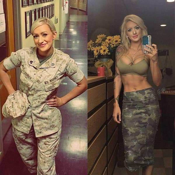 combat barbie nude - S. Marines