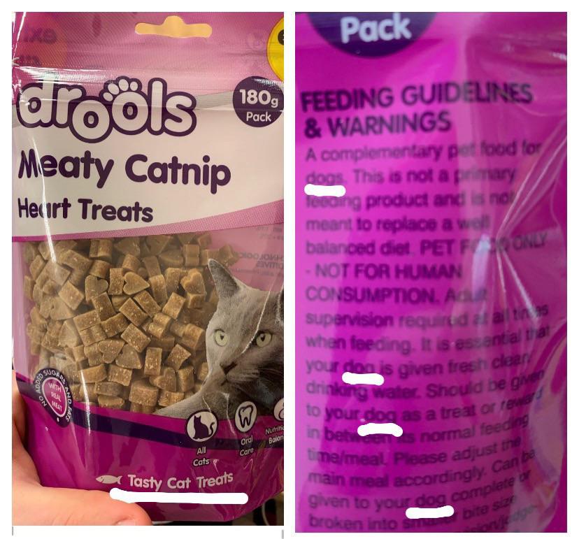 snack - Pack Veton 180g Pack wrools Meaty Catnip Hecirt Treats Feeding Guidelines & Warnings A complementary pet food for dogs. This is not a primary Teoong product and is no meant to replace a well balanced diet. Petf O Nlu Not For Human Consumption. Agu