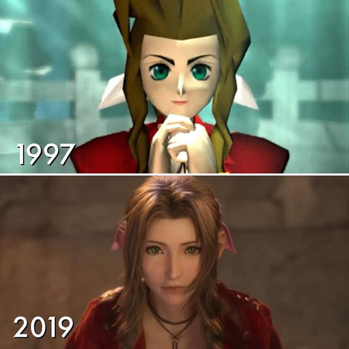 Aerith gets an upgrade in graphics.