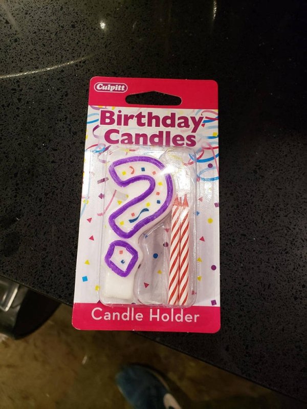 Culpitt Birthday Candles Candle Holder