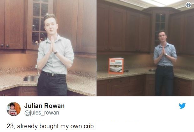 Instagram vs reality - funny bow wow challenge meme - 9 Julian Rowan Julian Rowan 23, already bought my own crib