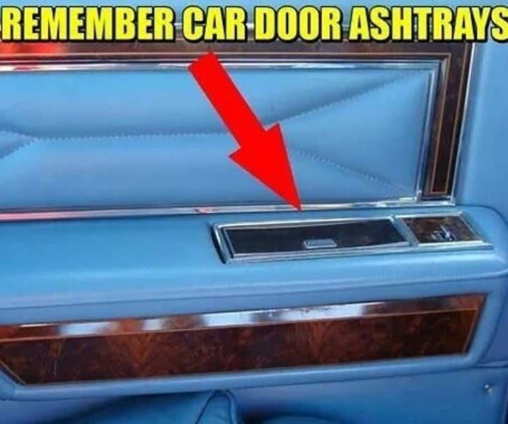 nostalgia - car door ashtrays - Remember Car Door Ashtrays