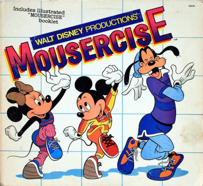 nostalgia - walt disney mousercise - Includes illustrated "Mousercise" booklet Walt Disney Productions Qusercise
