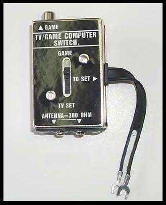nostalgia - you re old if you remember - A Game TvGame Computer Switch. Game To Set Tv Set Antenna300 Ohm