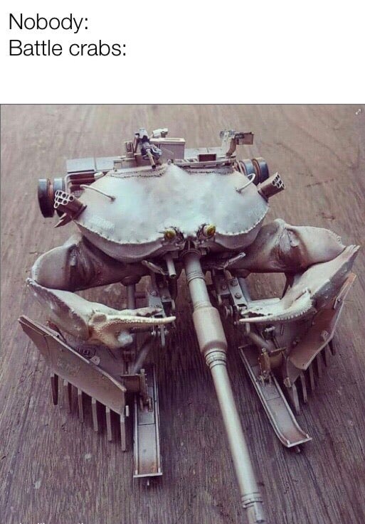 cyberpunk meme - Nobody Battle crabs