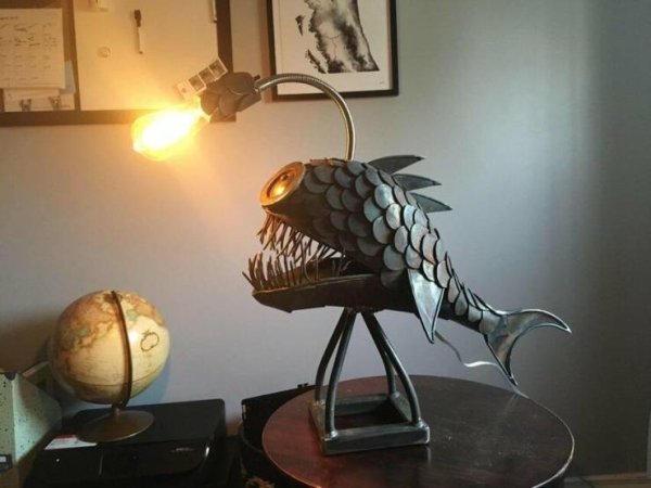 angler fish lamp