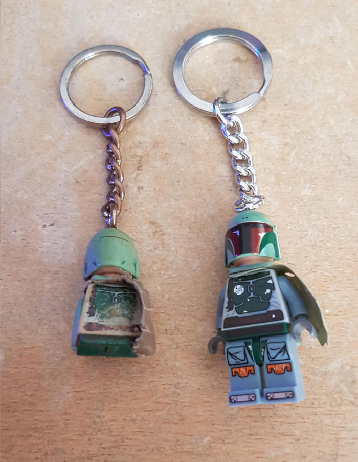 aged keychain