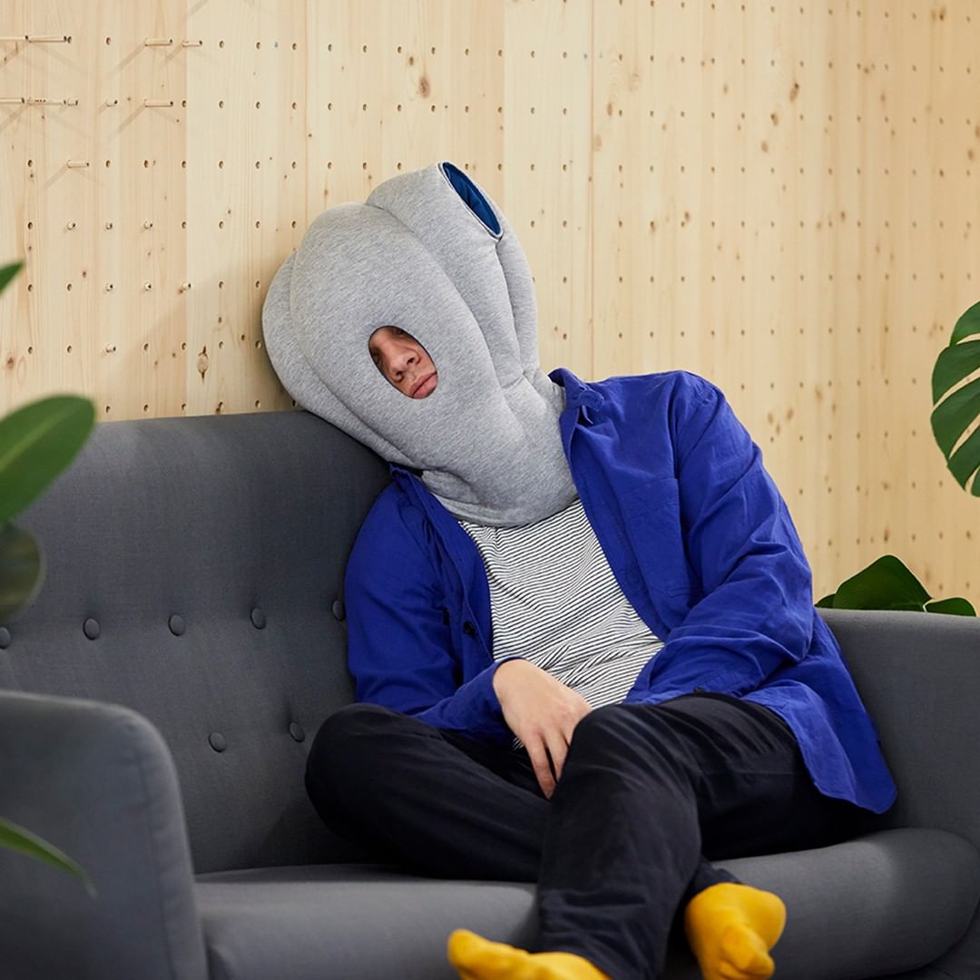 This pillow can be used anywhere and provides comfort for your head.