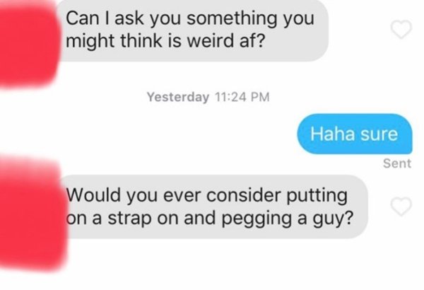 34 Texts from perverts and creeps.