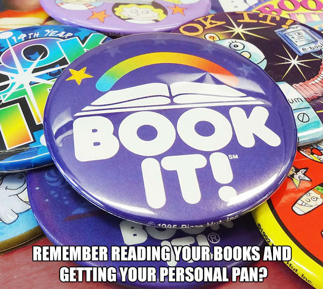 book it pizza hut - Remember Reading Your Books And Getting Your Personal Pan?