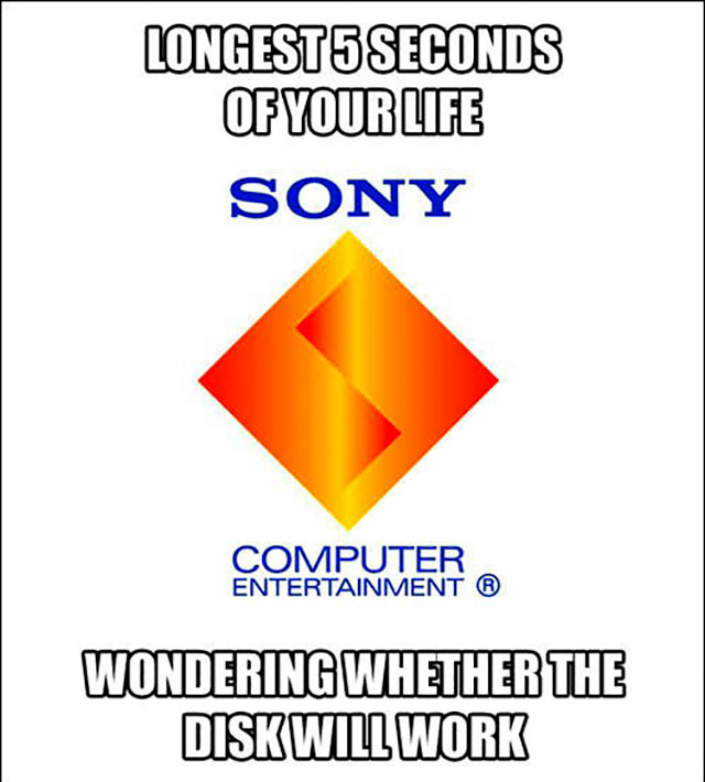 sony - LONGEST 5 Seconds Of Your Life Wondering Whether The Disk Will Work