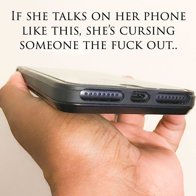 mobile phone - If She Talks On Her Phone This, She'S Cursing Someone The Fuck Out.. 000000
