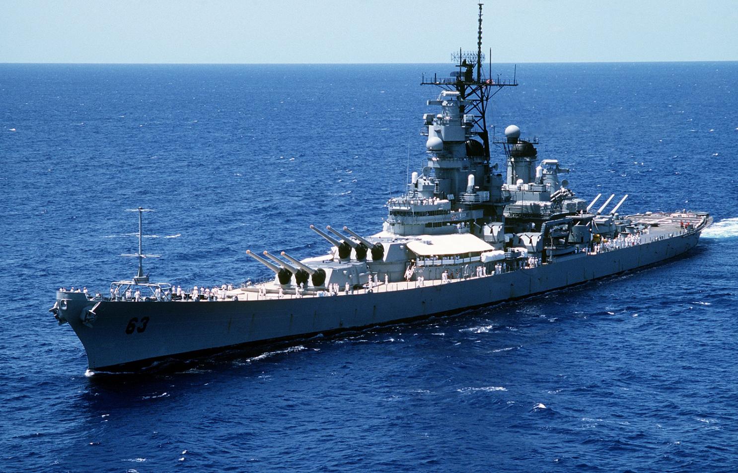 us navy iowa class battleships