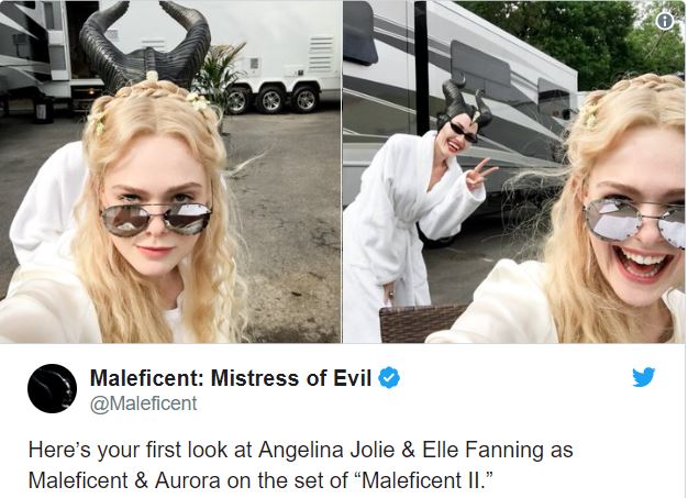 aurora maleficent 2 - Maleficent Mistress of Evil Here's your first look at Angelina Jolie & Elle Fanning as Maleficent & Aurora on the set of Maleficent Ii."