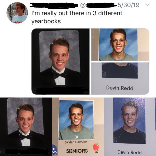 devin redd skyler hawkins - V @ 53019 I'm really out there in 3 different yearbooks Devin Redd Skylar Hawkins Sieniors Devin Redd