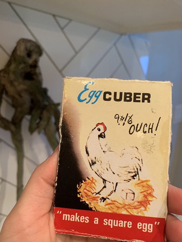 cursed images - egg cuber - Egg Cuber Heuch! "makes a square egg