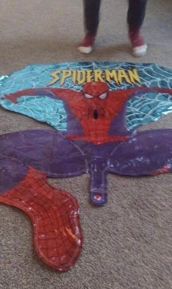 spiderman balloon meme