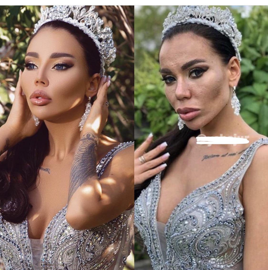 fake girls of Instagram - Make up transformation
