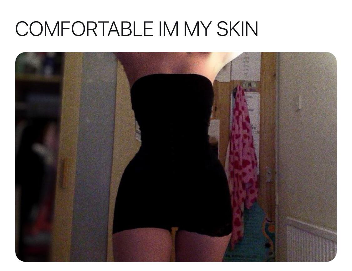 fake girls of Instagram - shoulder - Comfortable Im My Skin
