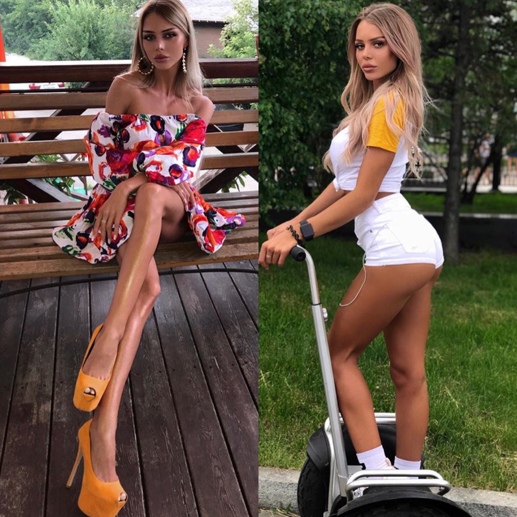 fake girls of Instagram - thigh