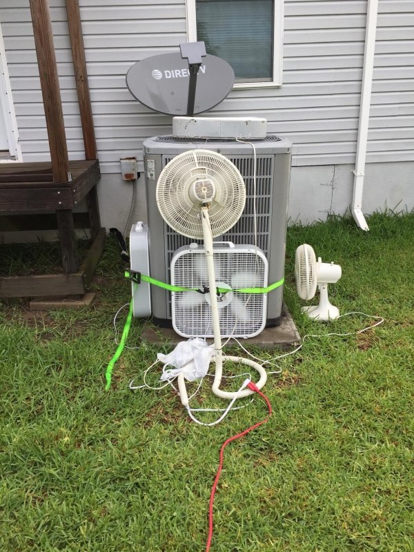 diy fail broken ac - Dire