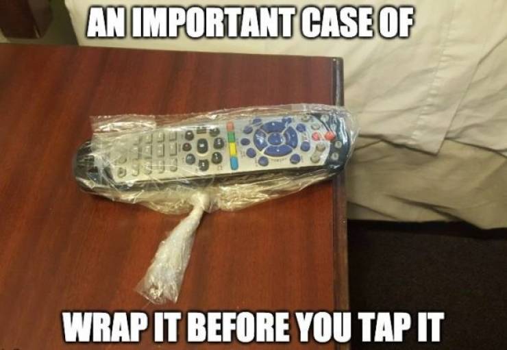 An Important Case Of Wrap It Before You Tap It