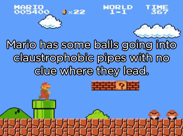 super mario bros gameplay - 483483x22 World Time Mario has some balls going into claustrophobic pipes with no clue where they lead. Jajaja Fyysis Atatatatatatatatapat