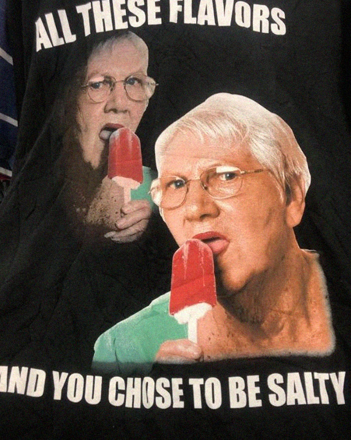 thrift store find poster - Mil These Flavors And You Chose To Be Salty