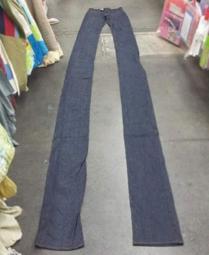 thrift store find jeans