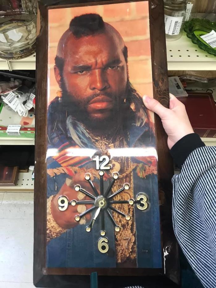 thrift store find mr. t