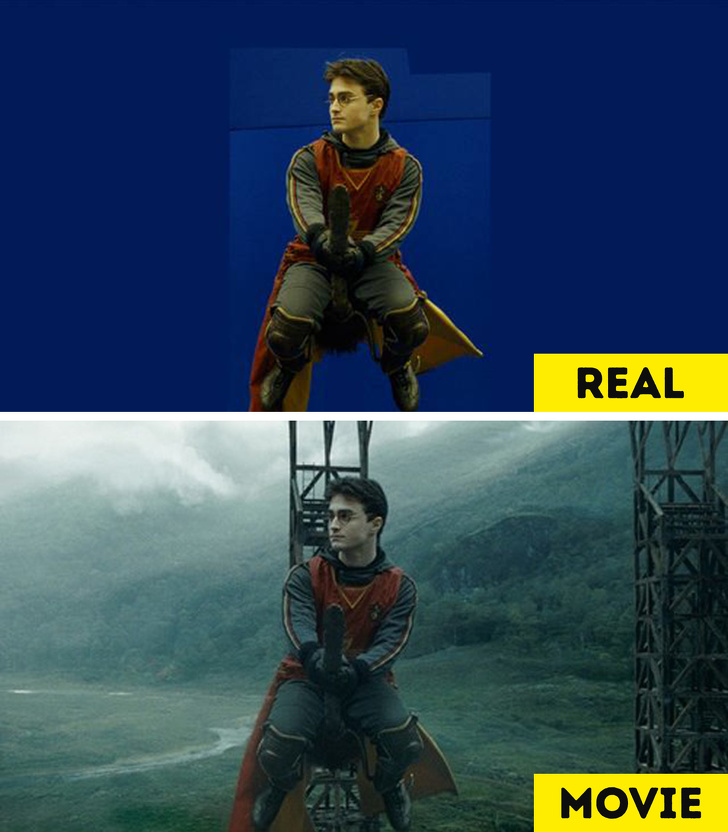 harry potter before and after special effects - Real Movie