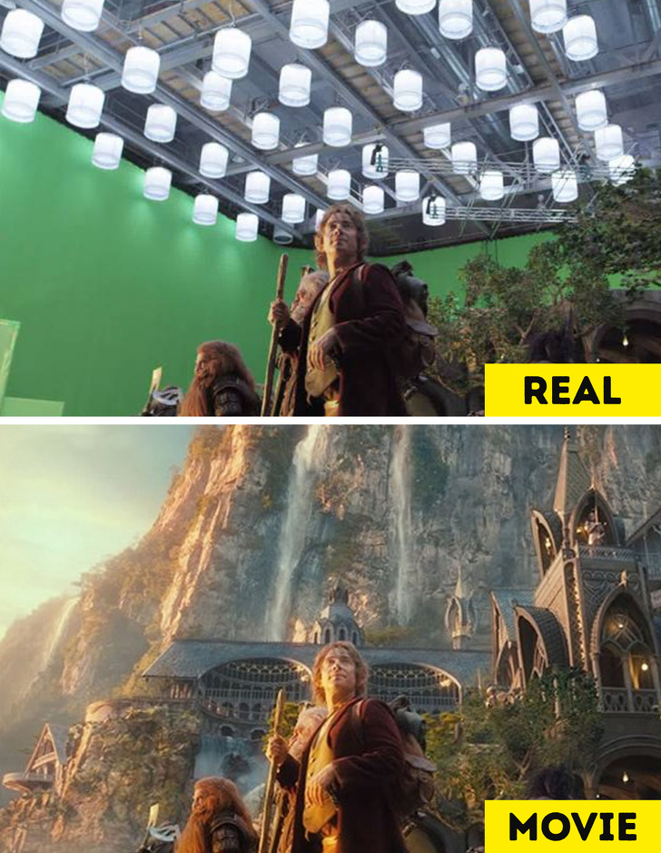 movie scene before and after - Real Movie
