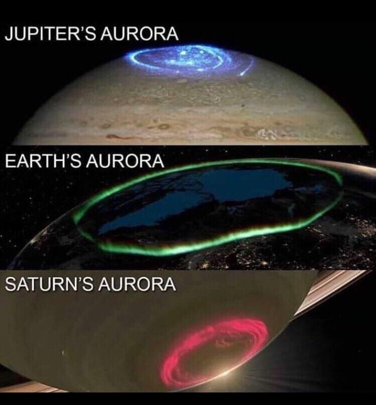 What an aurora looks like on other planets.