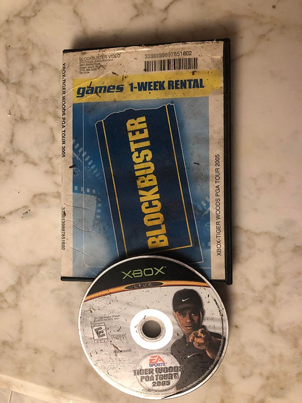 dvd - 3336139897851802 games 1Week Rental Xbox Tiger Woods Pga Tour 2005 Blockbuster XboxTiger Woods Pga Tour 2005 3336139897851602 Xbox osoft Ca Coorte Tiger Orods Pratguru 2005