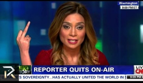 you quit your job funny - Washington Et Big Liv Reporter Quits OnAir S Sovereignty...Has Actually United The World In Tory