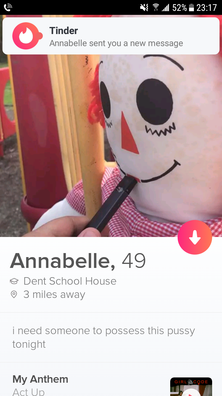 tinder wins and fails -Annabelle, 49 Dent School House 3 miles away i need someone to possess this pussy tonight My Anthem Act Up