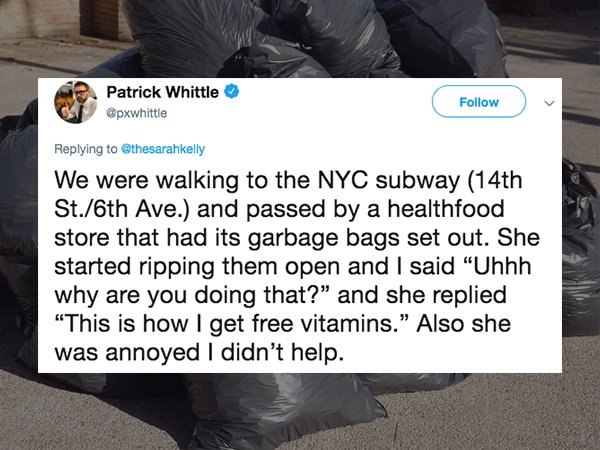 obama bowing - 2. Patrick Whittle We were walking to the Nyc subway 14th St.6th Ave. and passed by a healthfood store that had its garbage bags set out. She started ripping them open and I said "Uhhh why are you doing that?" and she replied "This is how I