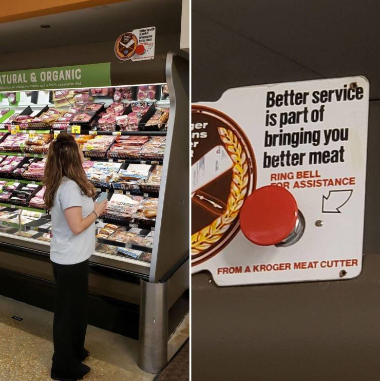 fast food - Organic Better service is part of bringing you better meat Ring Bell For Assistance From A Kroger Meat Cutter