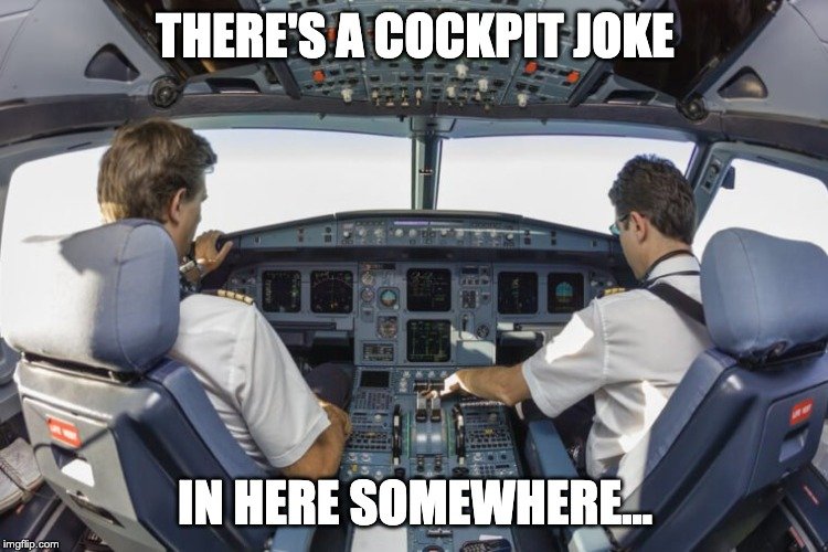 A pilot was once caught watching porn.