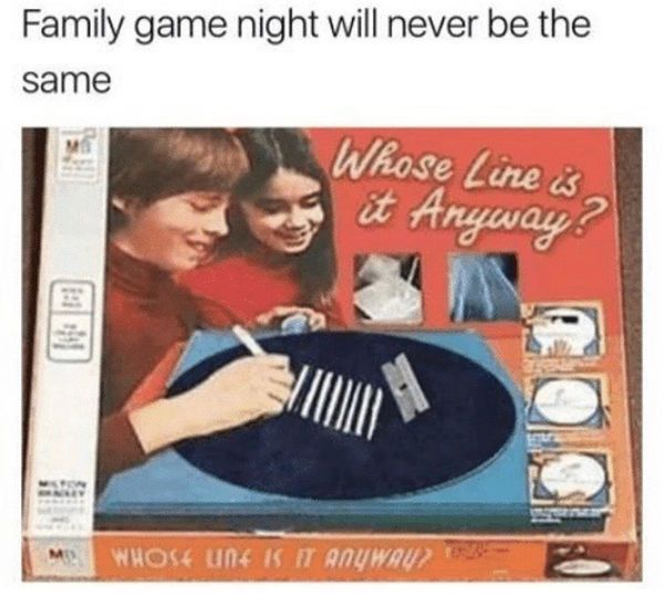 "whose line is it anyway?" (1988) - Family game night will never be the same Whose Line is it Anyway? Ea Whose und Is It Any Waw?