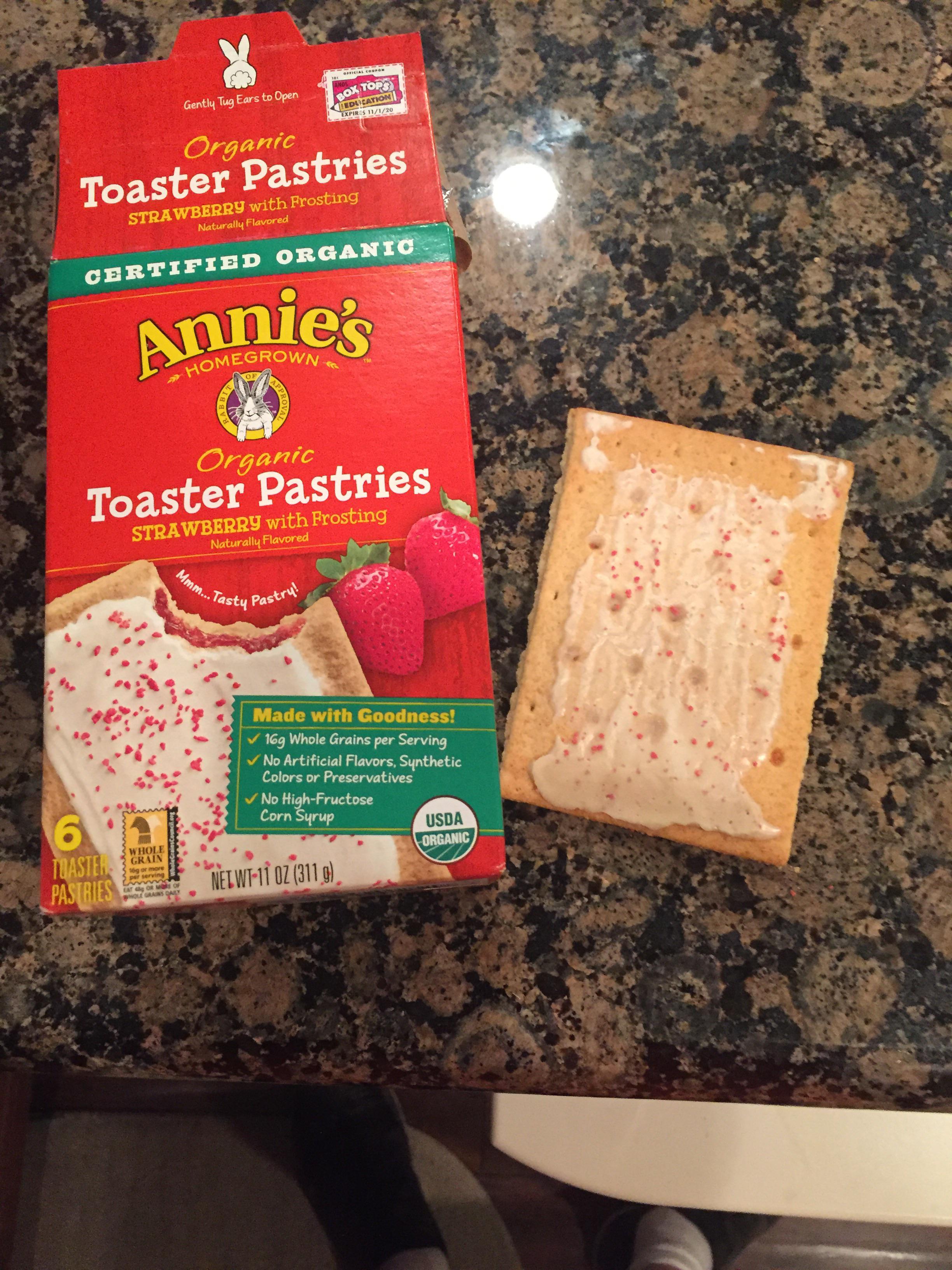 snack - Organic Toaster Pastries Strawberry Certified Organic Annies Organic Toaster Pastries Strawberry with Proting Made with Goodness Mersitel Fevers. She 1101 ,