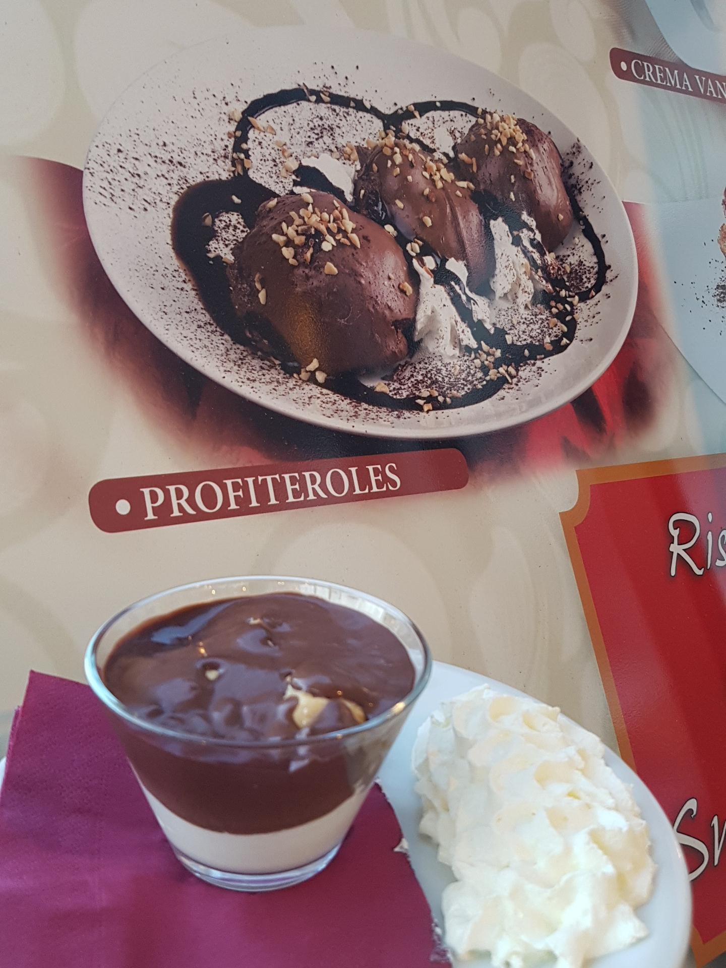 chocolate - Crema Van Profiteroles