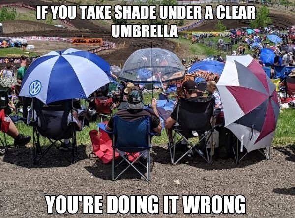 car - If You Take Shade Under A Clear Umbrella You'Re Doing It Wrong