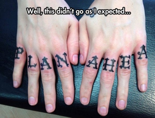 really ironic tattoos - Well, this didn't go as I expected.co