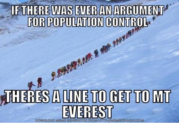 arctic - If There Was Ever An Argument For Population Control saum Sa Theres A Line To Get To Mt Everest Download Msme Generator From